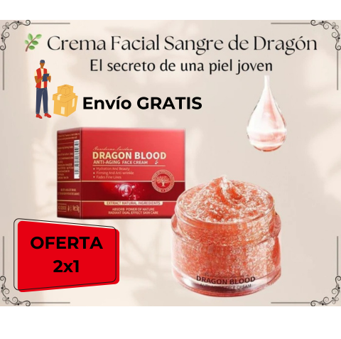 Crema hidratante antienvejecimiento con retinol Sangre de dragón