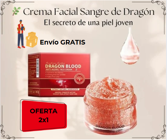 Crema hidratante antienvejecimiento con retinol Sangre de dragón